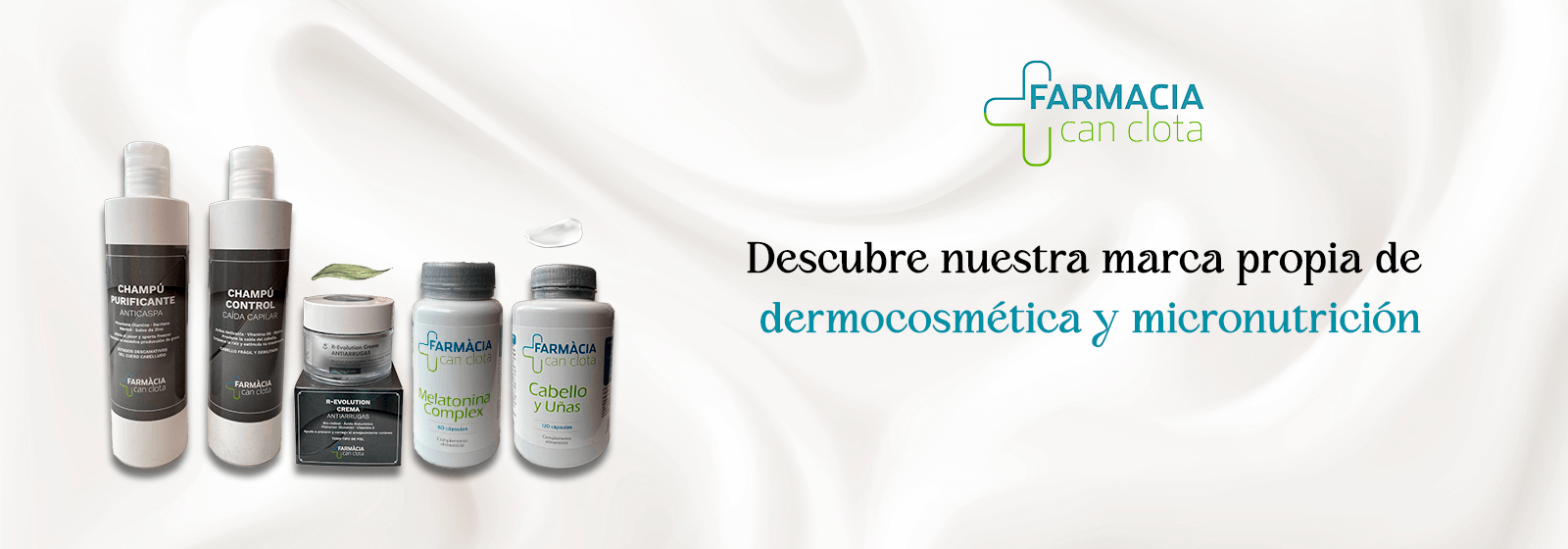 Descubre nuestra marca propia de dermocosmética y micronutrición. Haz clic para más información.